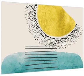 Obraz - Abstraktná maľba pláže N⁰2 (70x50 cm)