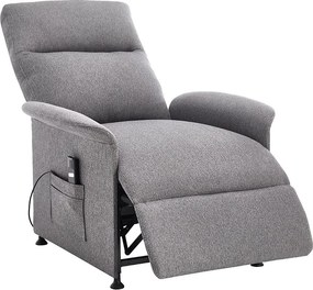 Elektrické relaxačné polohovateľné kreslo Catini ELYSIO sv. sivá