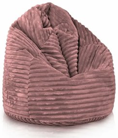 Sedací vak Bag Sako XL stripe TiaHome - ružová