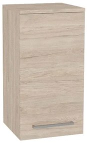 Mereo, Mereo Bino kúpeľňová skrinka horná 63 cm, ľavá, Multidecor, Light Rock Hickory, MER-CN695LRH1