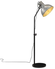 Podlahová lampa 25 W starožitná strieborná 30x30x90-150 cm E27 371876