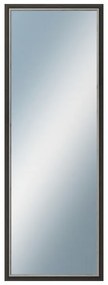 DANTIK - Zrkadlo v rámu, rozmer s rámom 50x140 cm z lišty TAIGA čierna (3108)