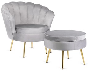 PROXIMA.store - Elegantné čalúnené kreslo GRAND FARBA: ružová