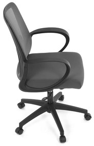 Autronic KA-S3015 GREY Kancelárska stolička, sivá