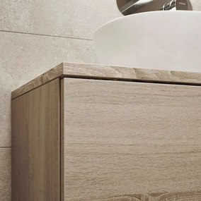 Kúpeľňová závesná skrinka AIRA - vysoká - ľavá