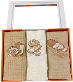 Utierky na riad vaflové Bread 40x60cm 3ks TiaHome