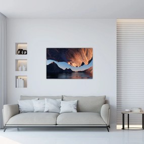 Obraz - 3D útesy (90x60 cm)