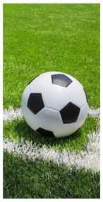 DETSKÝ BAVLNENÝ UTERÁK FOOTBALL 70X140 CM VZOROVANÁ