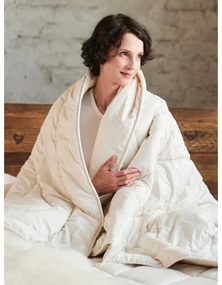 Vlnená prikrývka 150x205 / organická merino vlna