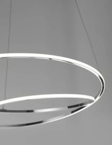 LED luster Viareggio 56 Chrome