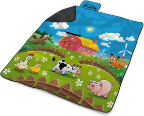 Sablio Plážová deka Farma: 200x140 cm