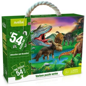 Puzzle s dinosaurami maxi- 54 dielov 87 x 58 cm