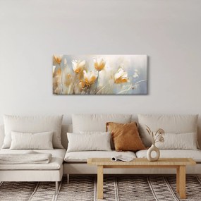 Obraz - Maľba tulipánov (120x50 cm)