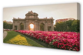 Obraz na plátne Španielsko Dvere Alcala v Madride 120x60 cm