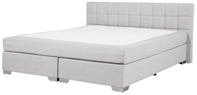 Manželská posteľ Boxspring 180 cm ADIR (s matracmi) (svetlosivá). Vlastná spoľahlivá doprava až k Vám domov. 1007076