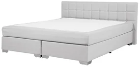 Manželská posteľ Boxspring 180 cm ADIR (s matracmi) (svetlosivá). Vlastná spoľahlivá doprava až k Vám domov. 1007076