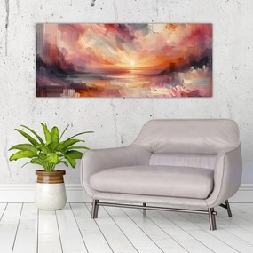 Obraz - Maľované červánky (120x50 cm)