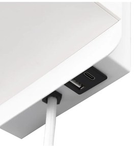 Biele nástenné svietidlo Comfort – Trio