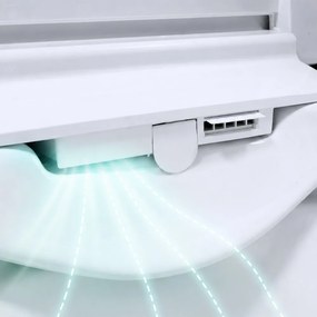 Mereo Mereo, WC s integrovaným elektronickým bidetom, RIMLESS, 592x380x430 mm, keramické, so sedátkom, MER-VSD110S2