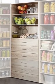 Úložný regál Multiraum, 80 cm, dub sonoma%