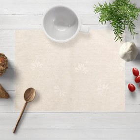 Biante Teflónové prestieranie na stôl TF-076 Kvetinový ornament na režnom 30x40 cm