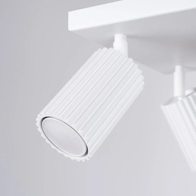 Biele bodové svietidlo 25x25 cm Gleam – Sollux