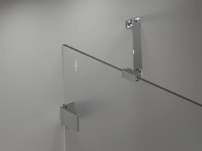Mexen Lunar Duo výklopný sprchový kút 115 x 90 cm, 8mm číre sklo, chrómový profil, 834-115L-090P-01-00