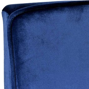 Kreslo Ontario velvet tmavomodré