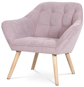 Kreslo AK-321 PINK2, staroružová látka
