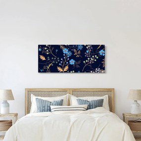Obraz - Jesenné kvety (120x50 cm)