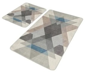 Zamatové kúpeľňové predložky v súprave 2 ks 60x100 cm – Mila Home