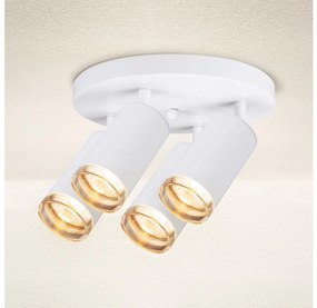 Brilagi - Kúpeľňové bodové svietidlo SELE AQUA 4xGU10/30W/230V IP44 biela BG1658