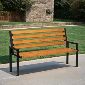 Vonkajšia lavička CITY s operadlom, 1660 mm, limba