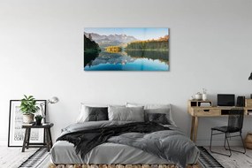 Obraz na akrylátovom skle Nemecko mountain forest lake 125x50 cm