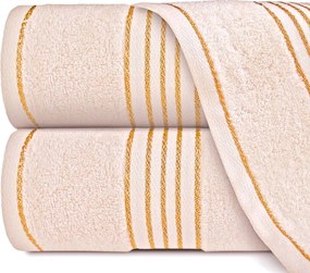 BAVLNENÉ UTERÁKY TIWANO SADA 1 KS 30X50 CM, 1 KS 50X90 CM, 1 KS 70X140 CM KRÉMOVÁ