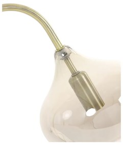 Stojacia lampa v zlatej farbe (výška 160 cm) Rakel - Light &amp; Living