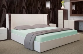 Zelené bavlnené prestieradlá na postele Šírka: 200 cm | Dĺžka: 220 cm