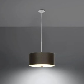 Sollux SL.0756 - Luster na lanku SKALA 3xE27/60W/230V pr. 30 cm čierna