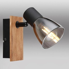 Nástenná lampa 54307-1W drevo K