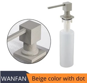 Dizajnový dávkovač mydla - 2 varianty Striekaná krémová