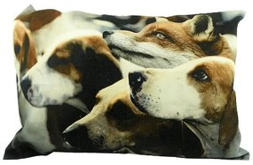Bavlnený vankúš foxhound s líškou  - 50*10*35cm
