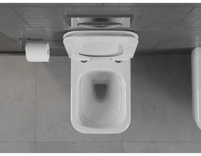 Mexen STELLA, závesné wc s pomaly padajúcim WC sedátkom, 51 x 35 cm, biela, 30680800