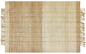 Jutový koberec 200 x 300 cm béžový KARKIN Beliani