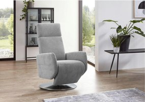 XXXLutz RELAXAČNÉ KRESLO, textil, sivá Sit & More - Online Only obývacie izby - 000144006208
