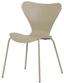 Autronic BONTEC Jedálenská stolička, hnedá, plast, CT-X7034 CAP Farba: Béžová