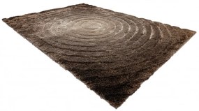 Dywany Łuszczów Kusový koberec Flim 008-B7 Circles brown - 120x160 cm