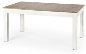 Jedálenský rozkladací stôl Severo 160/300 cm dub sonoma/biely