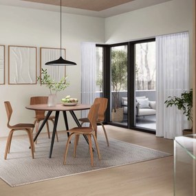 ECLIPSE JEDÁLENSKÝ OKRÚHLY STÔL - Ø 120 cm white oak