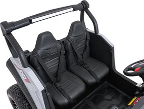 Ramiz Elektrická bugina Gravity pre deti šedá + pohon 4x4 + diaľkové ovládanie