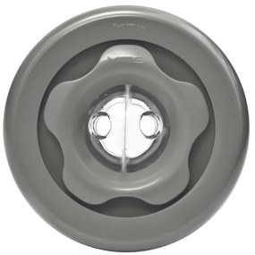 Vstupná tryska Duo 2x8mm ABS - sivá (RAL 7037)